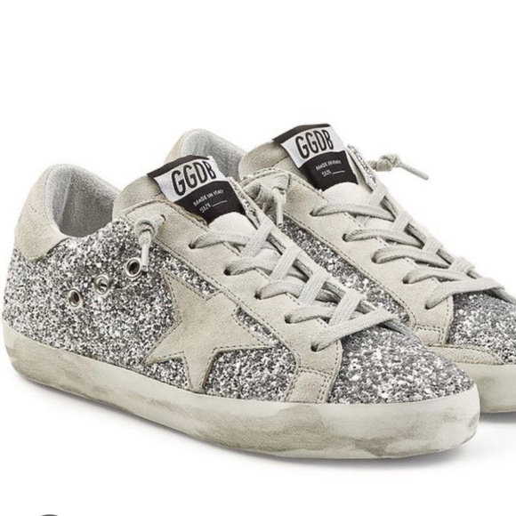 Golden Goose silver glitter sneakers - Picture 1 of 6